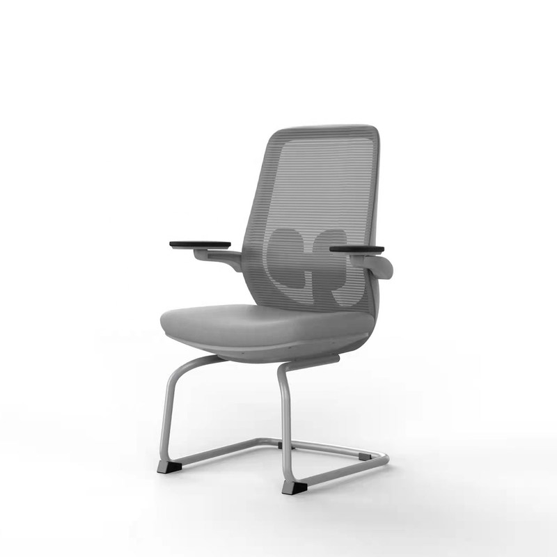 Zachowaj chłód i komfort z krzesłem konferencyjnym Y-SEATER z siatkowym oparciem i podłokietnikami 2D