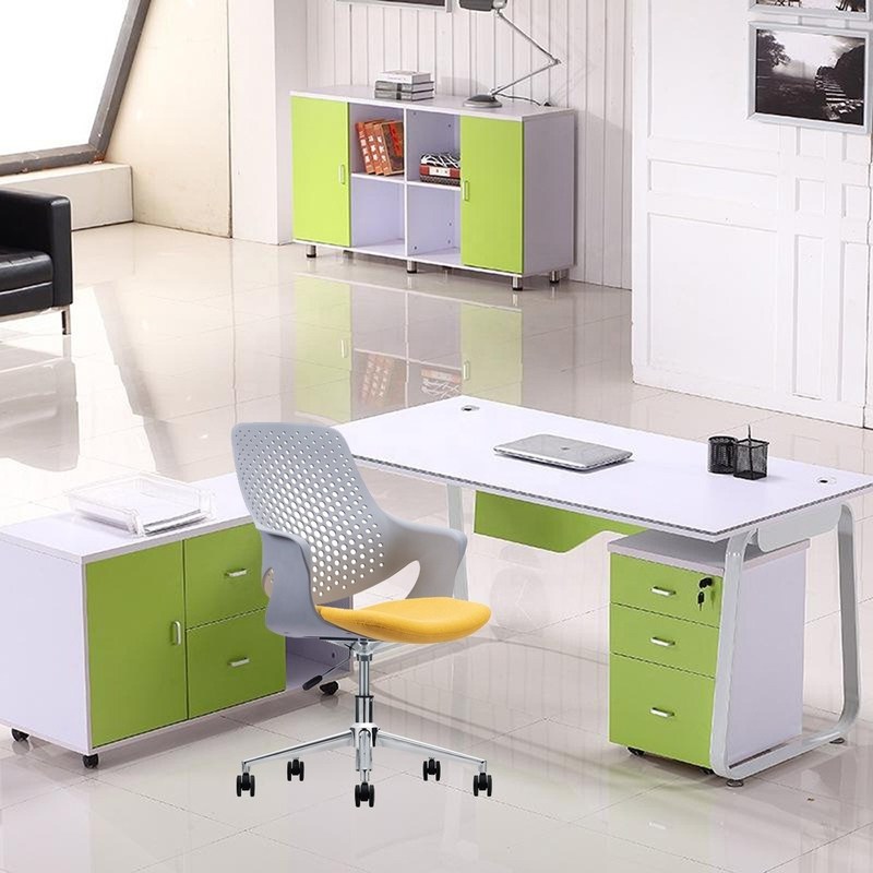 Modern Gray Plastic Office Chair Cadeira de escritorio de plastico with Mail packing