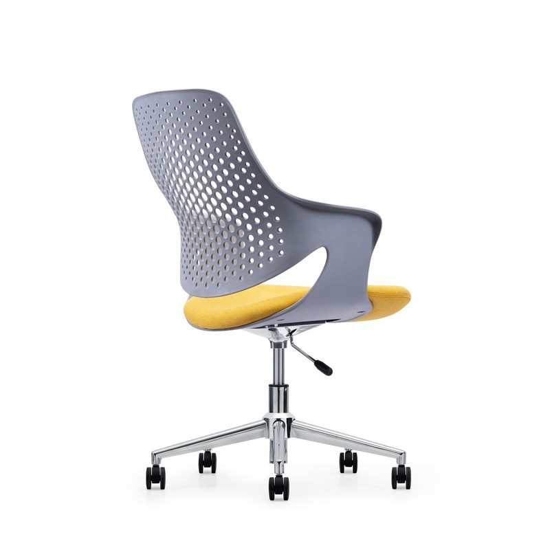 Modern Gray Plastic Office Chair Cadeira de escritorio de plastico with Mail packing