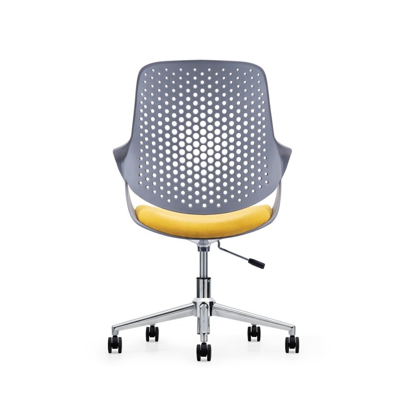 Modern Gray Plastic Office Chair Cadeira de escritorio de plastico with Mail packing