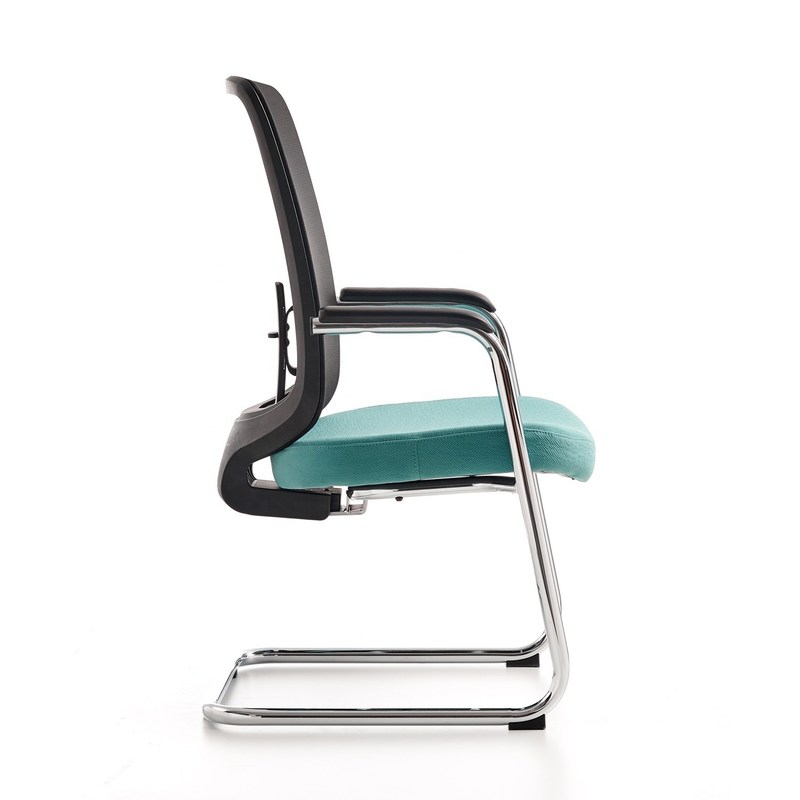 Krzesła biurowe dla pracowników w środku tylnej części z siatką Krzesło do sali konferencyjnej z metalową stopą i bezpłatna dostawa