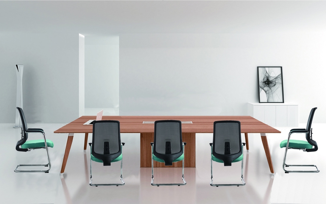 Krzesła biurowe dla pracowników w środku tylnej części z siatką Krzesło do sali konferencyjnej z metalową stopą i bezpłatna dostawa