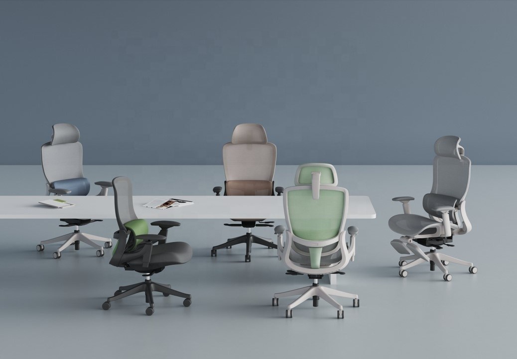 Pełna siatka szef krzesło z Donati mechanizm luksusowy nowoczesny meble biurowe przejść BIFMA Test