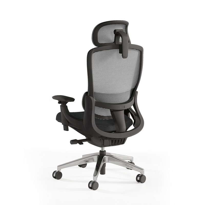 Mechanizm zamknięcia z nachyleniem Luksusowy krzesło szefowe pełno siatkowe dla biura Hotele Dom i szkoła