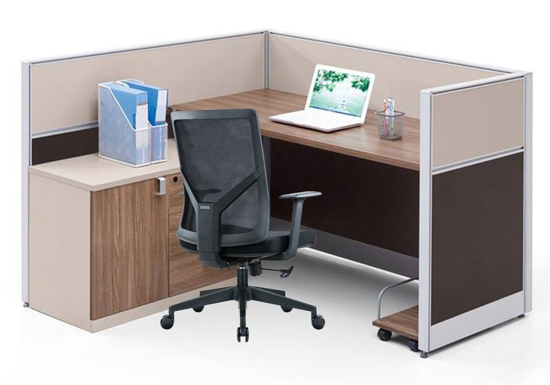 Darmowa wysyłka próbki Krzesło obrotowe z siatkowym oparciem i regulacją wysokości do biura