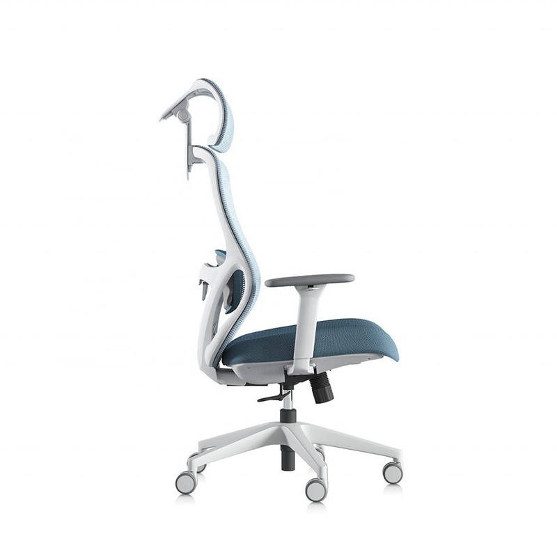 Zmiennego wysokiego krzesła obracającego z podłogą 3D i wygodną poduszką siedziska