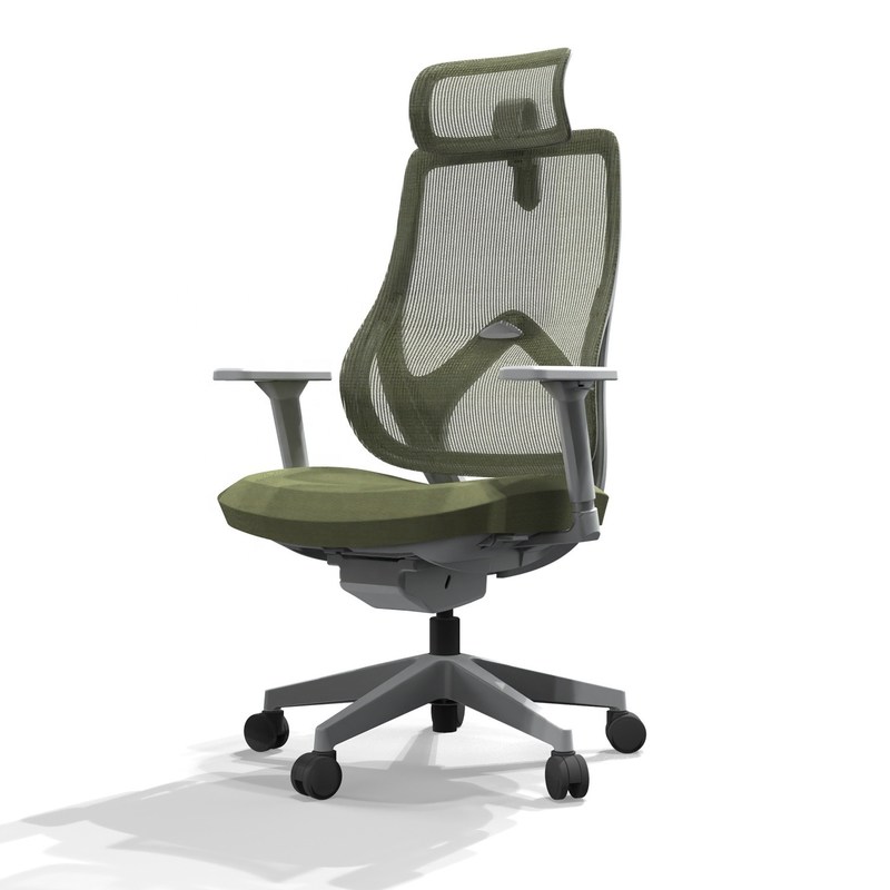 Mechanizm podwozia z napędem drutowym Wysoki plecak Krzesło biurowe z pełną siatką