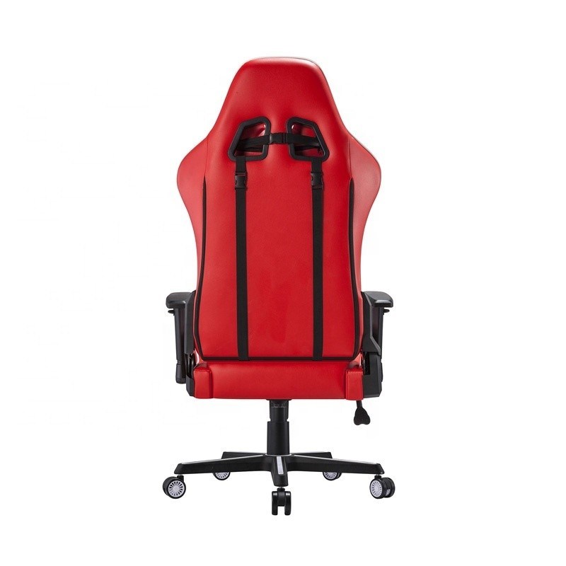 Comfortable E-sports Chair Revolving Professional White PU Leather Racing Gaming Chair