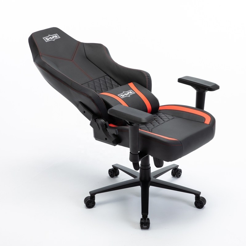 19 Krzesło Dyrektorskie z Mechanizmem Motylkowym Y-SEATER 625-BR Skóra PU Krzesło do gier E-sport