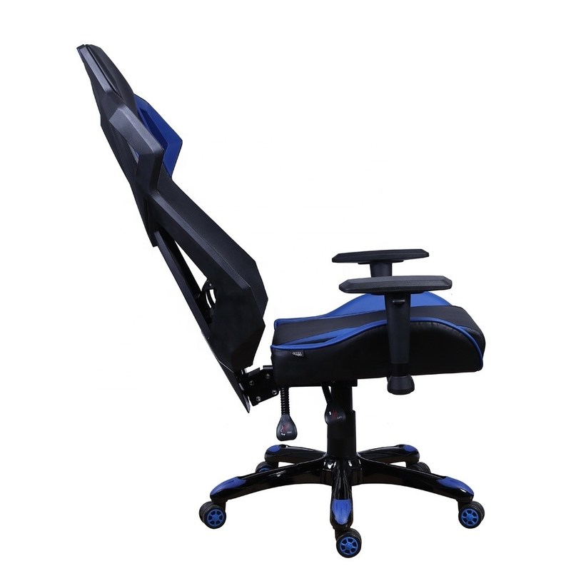 Stylowe krzesło dyrektorskie, wyścigowe, biurowe, gamingowe, dla dorosłych, PVC, siatka, krzesło komputerowe