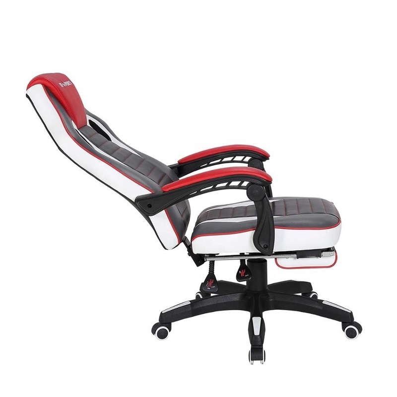 HCYZ OEM Skórzany fotel biurowy w stylu wyścigowym dla dzieci, metalowy, żelazny, obrotowy