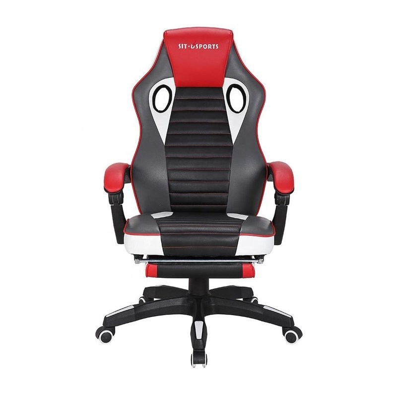 HCYZ OEM Skórzany fotel biurowy w stylu wyścigowym dla dzieci, metalowy, żelazny, obrotowy