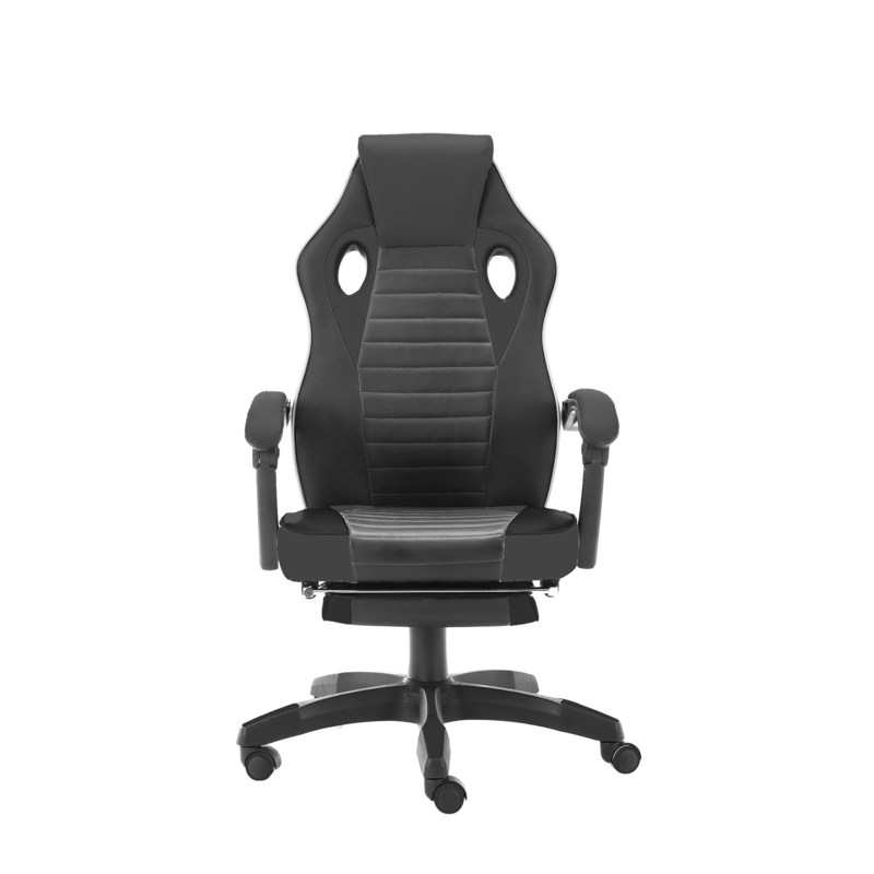 HCYZ OEM Skórzany fotel biurowy w stylu wyścigowym dla dzieci, metalowy, żelazny, obrotowy