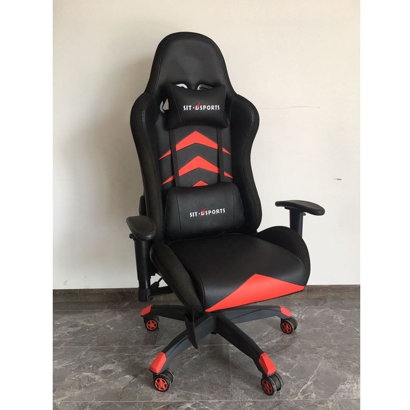 Styl przemysłowy HCYZ RGB LED Light Computer Chair Executive Gaming Chair z skórą PU