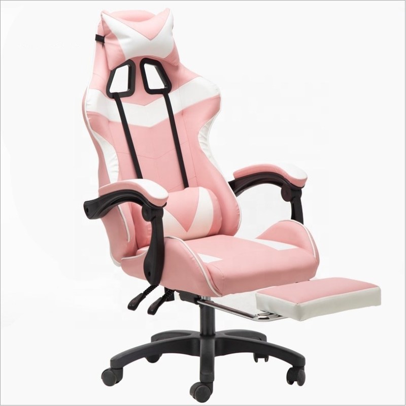 Modern Design PVC Leather Gaming Chair Backrest Adjustable 90-180 for Ultimate Support